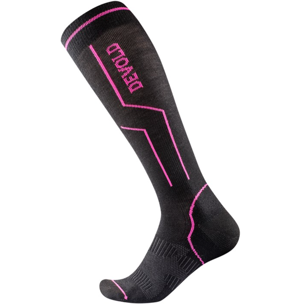 Devold Socks W Compression Sport Sock, Black
