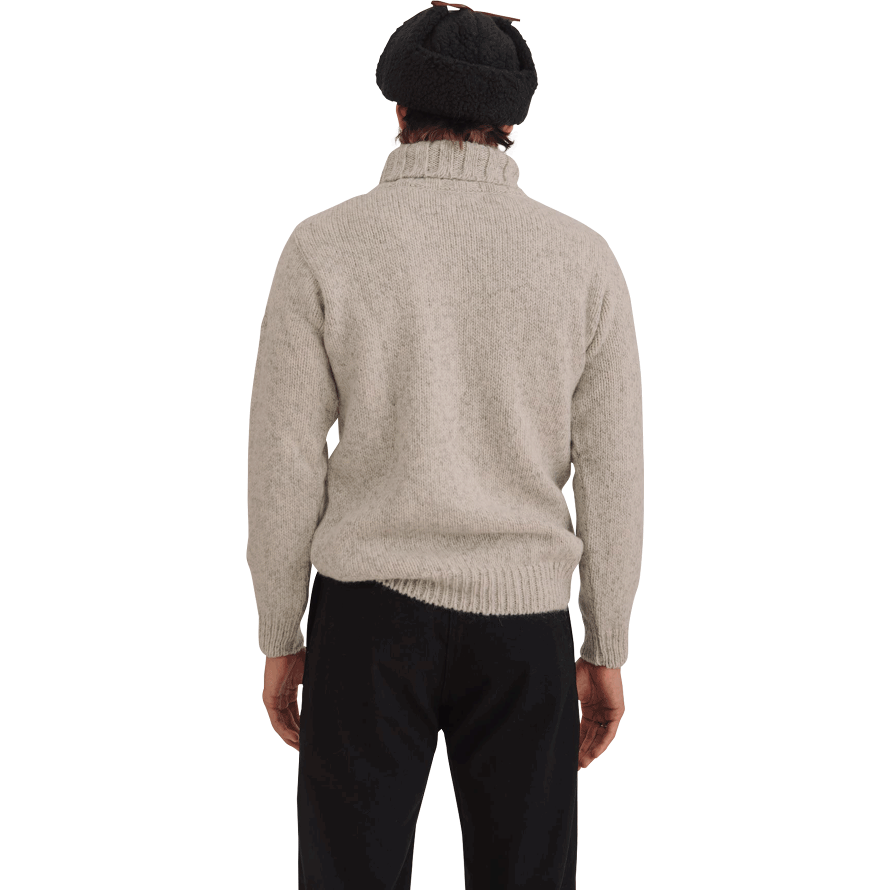Devold Sweaters Nansen High Neck, Grey Melange