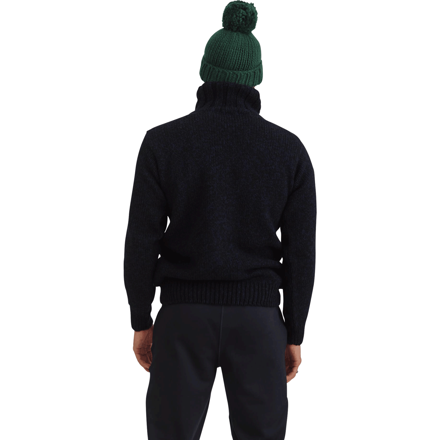 Devold Sweaters Nansen High Neck, Navy Melange
