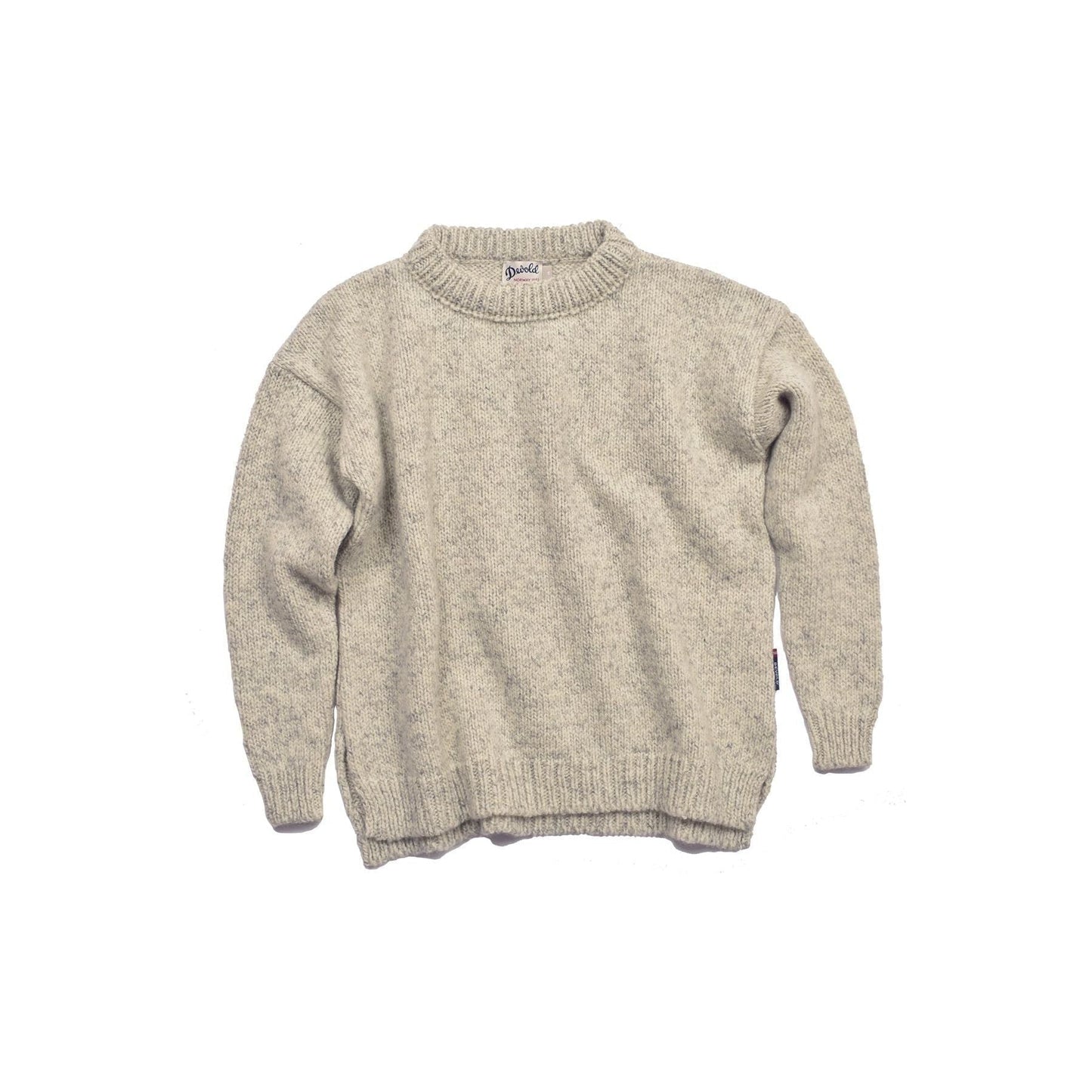 Devold Sweaters W Nansen Split Seam Sweater, Grey Melange