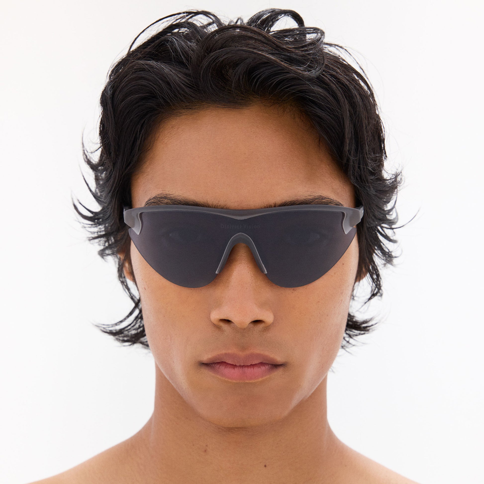 District Vision Glasses Grey/D+ Blue Ice / OS Yukinori Range Finder - Grey/D+ Blue Ice