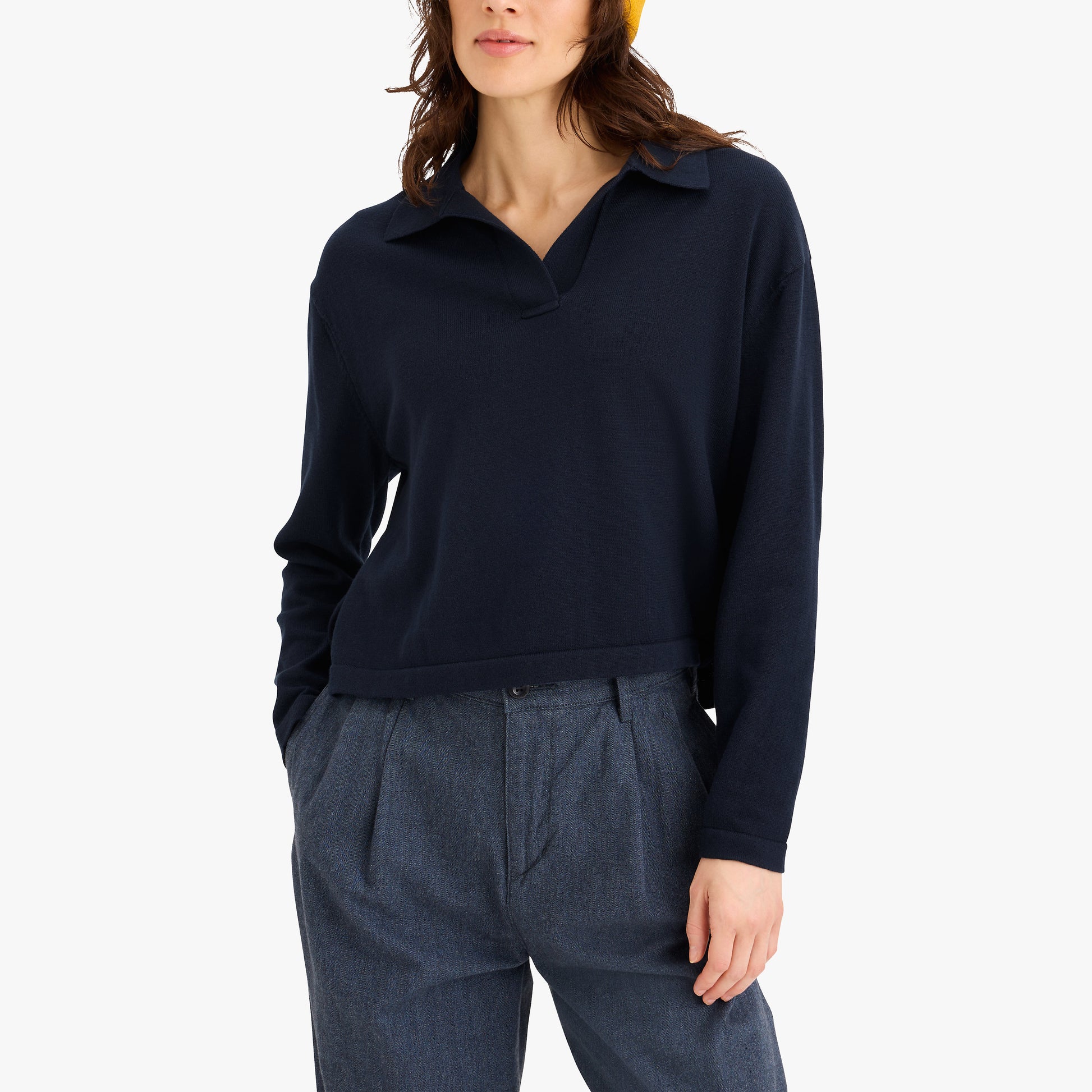 Dockers TOPS Dfw Sweater Polo, Navy Blazer
