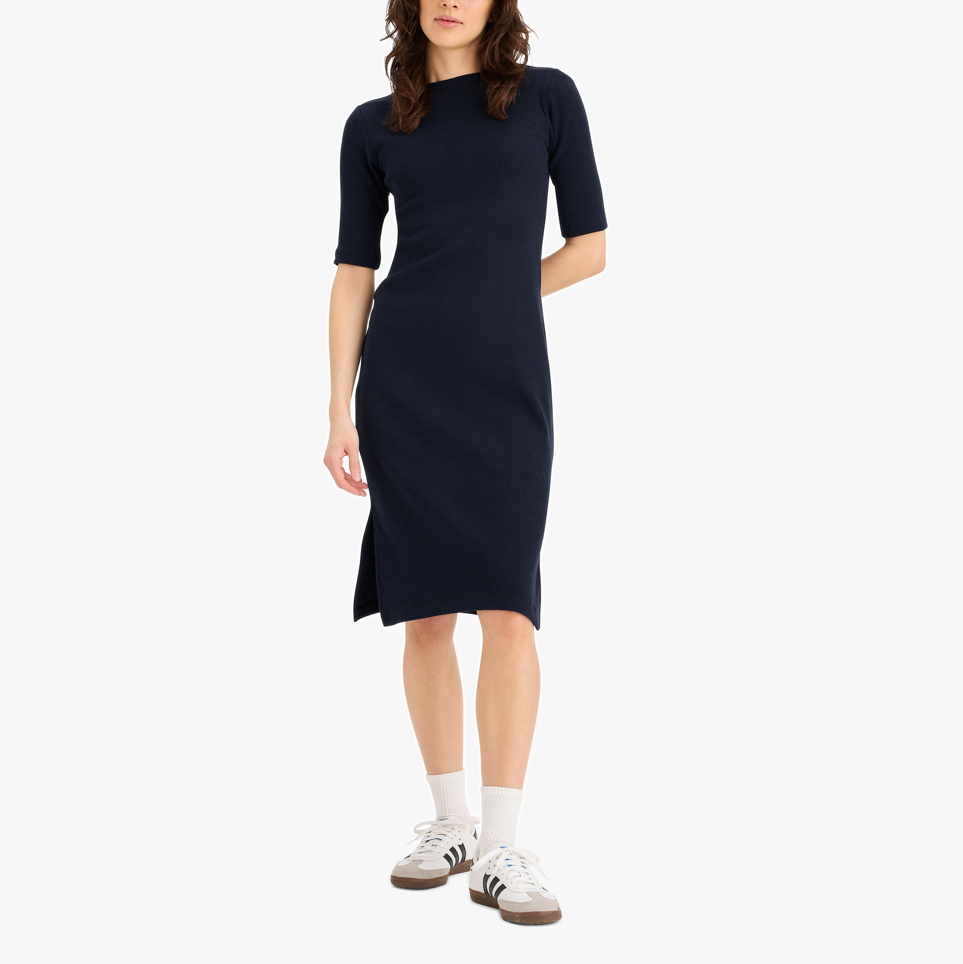 Dockers TOPS Winter Loft Knit Dress, Total Eclipse