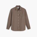 Dockers U Shirt Fossil GD / S Genderless 86 1-Pocket Shirt, LS