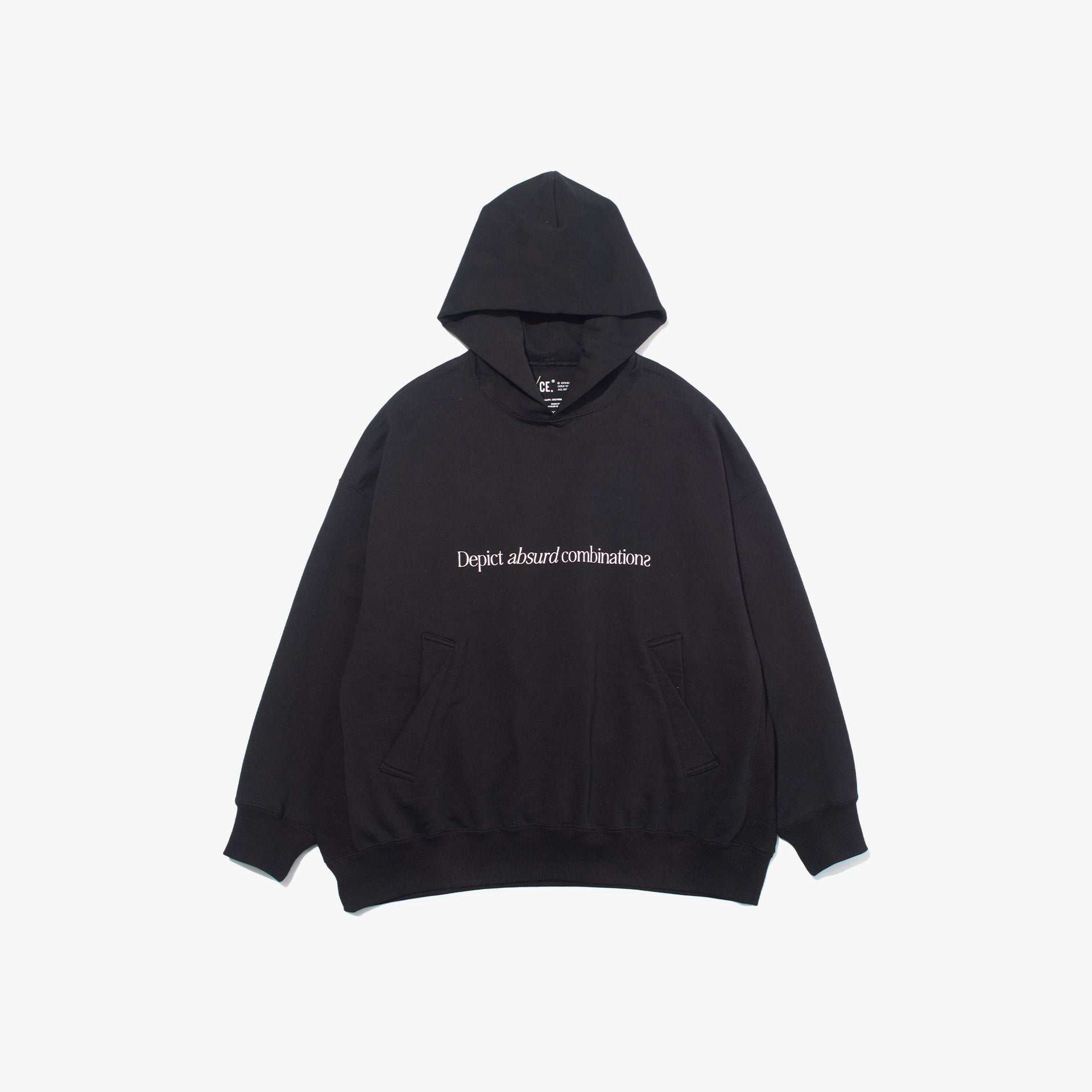 F/CE M Hoodie Black / S Hidden Identity Hoody- TYPE A