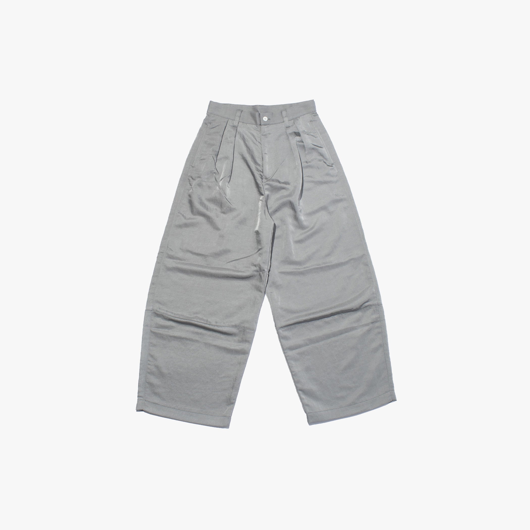 F/CE Pants TWO TUCK WIDE PANTS - Gray