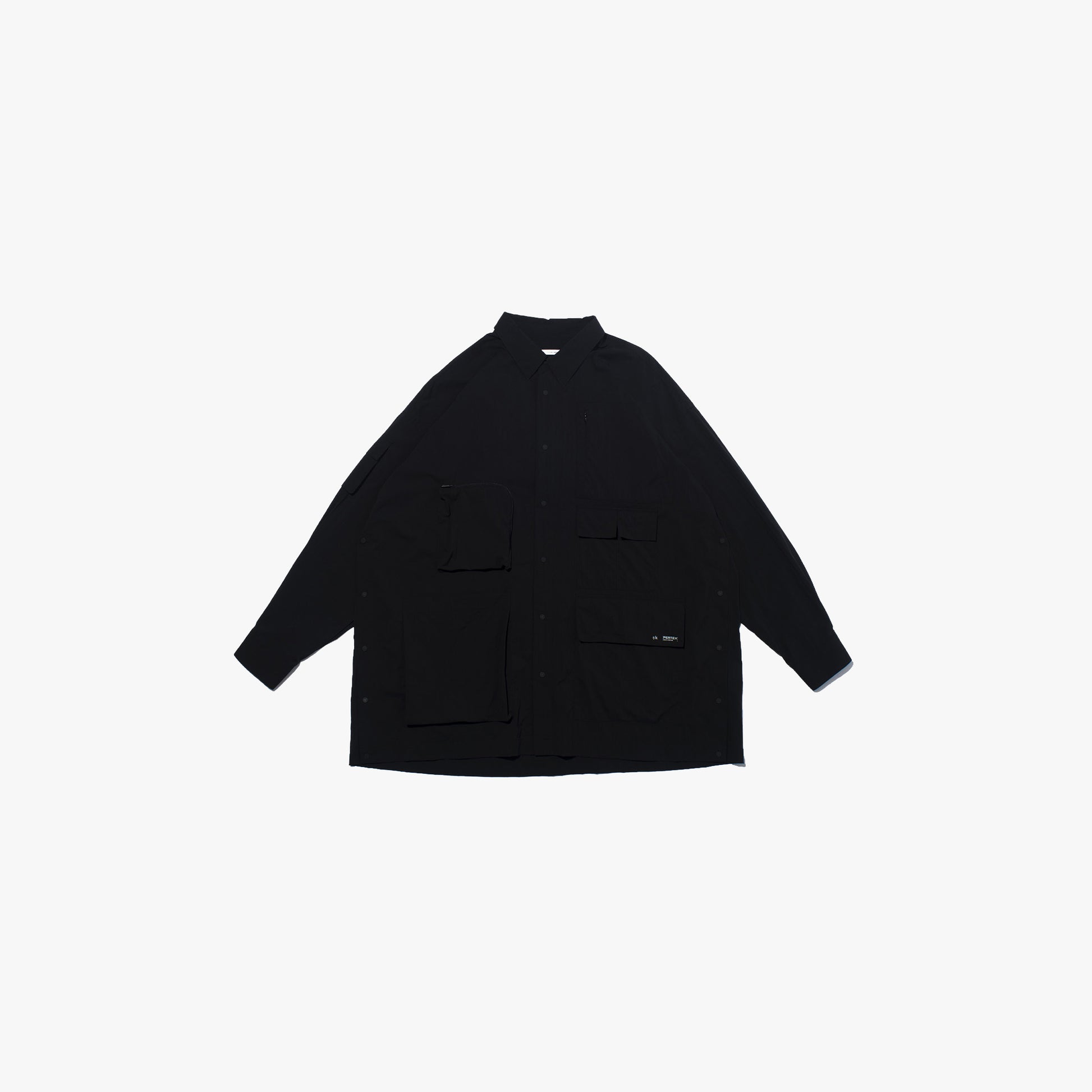 F/CE Shirt PERTEX UTILITY LONGLINE SHIRT - Black