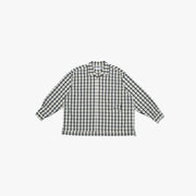 F/CE Shirt RECYCLE OPEN COLLAR SHIRT - IVORY CHECK