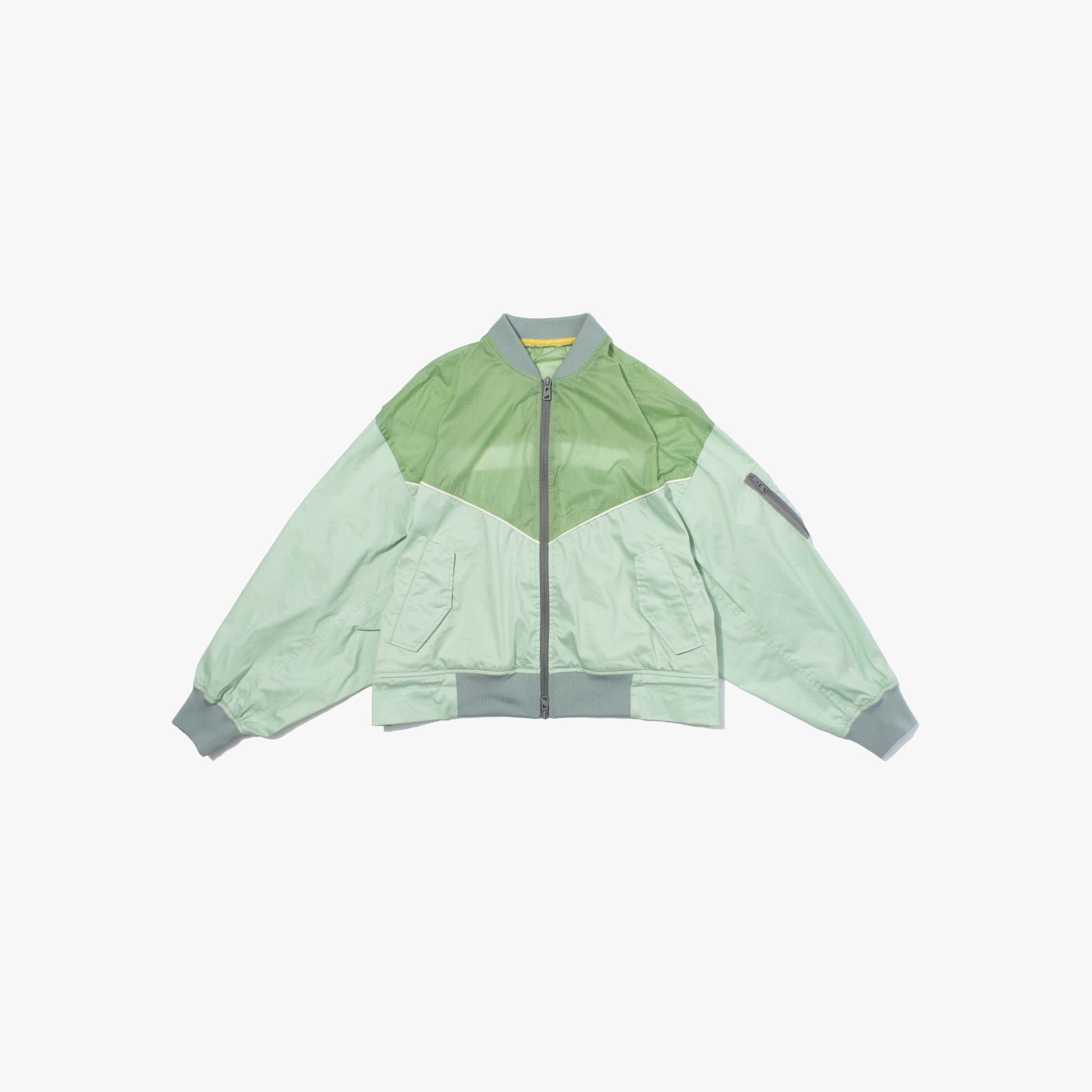 F/CE U Jacket Mint Green / S Solotex Pigment Dye Track Blouson