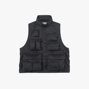 F/CE U Vest Black / L Solotex Pigment Dye Feature Vest