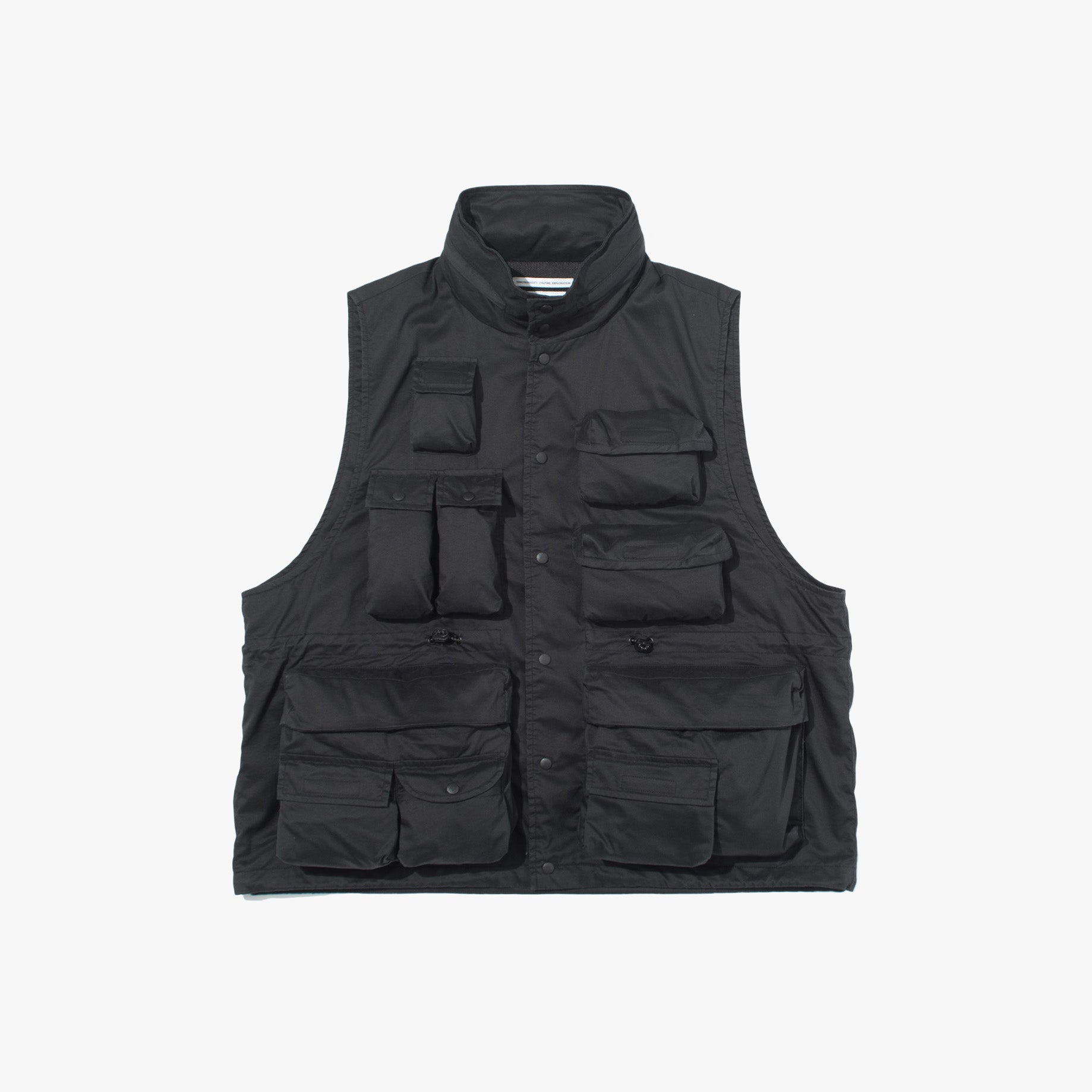 F/CE U Vest Black / L Solotex Pigment Dye Feature Vest