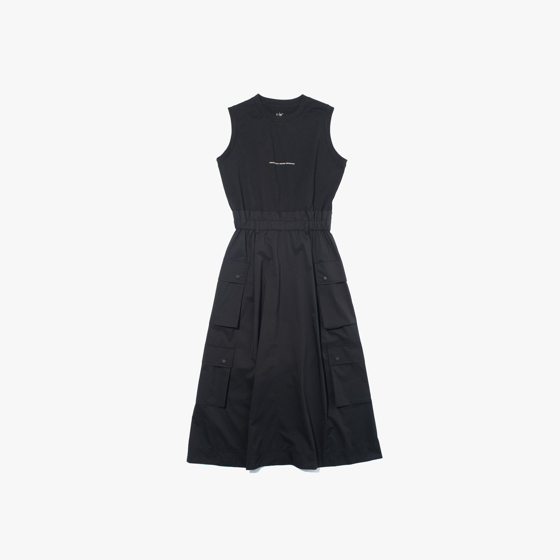 F/CE W Dress Black Functional Switching Dress