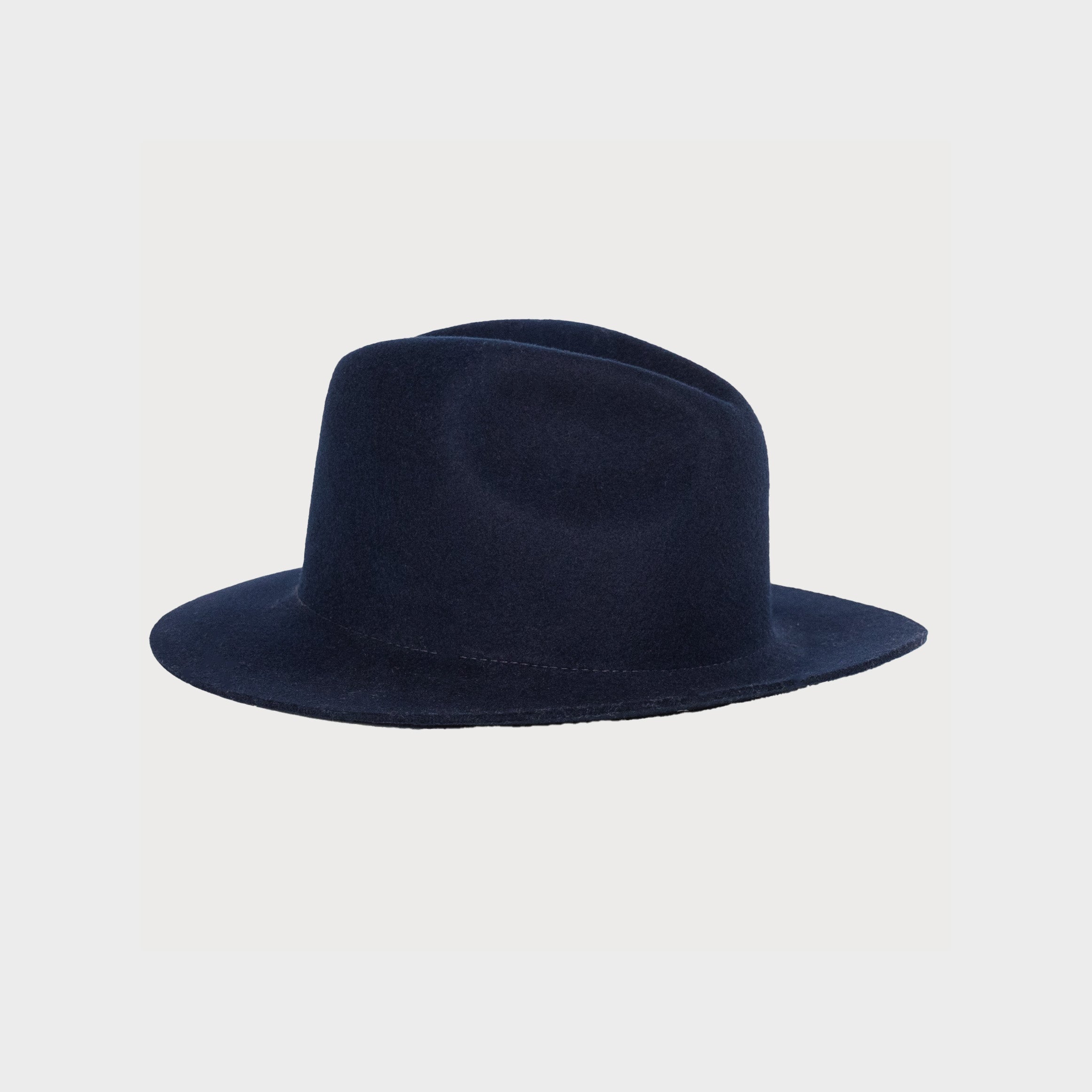 F & M Hat Company U Hat Snap Brim Fedora, Navy
