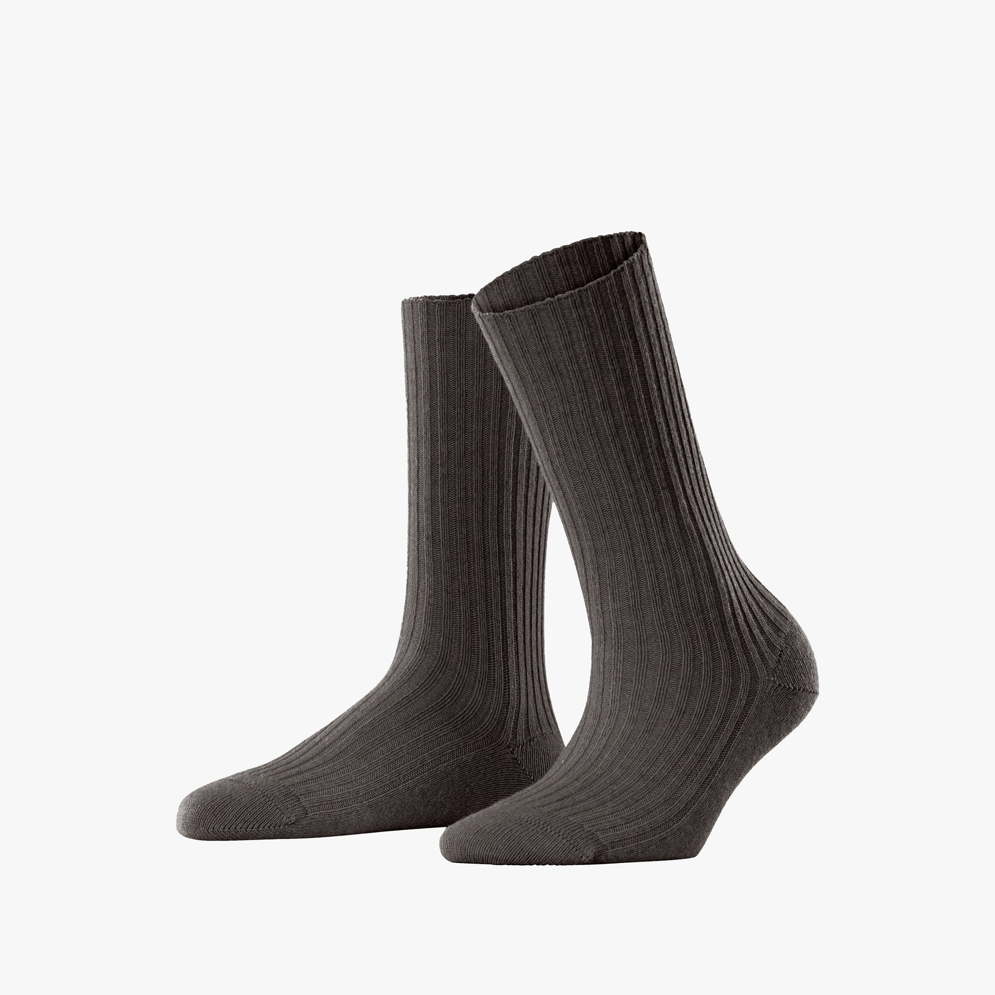 Falke Socks Cosy Wool Boot Women Sock - Dark Brown
