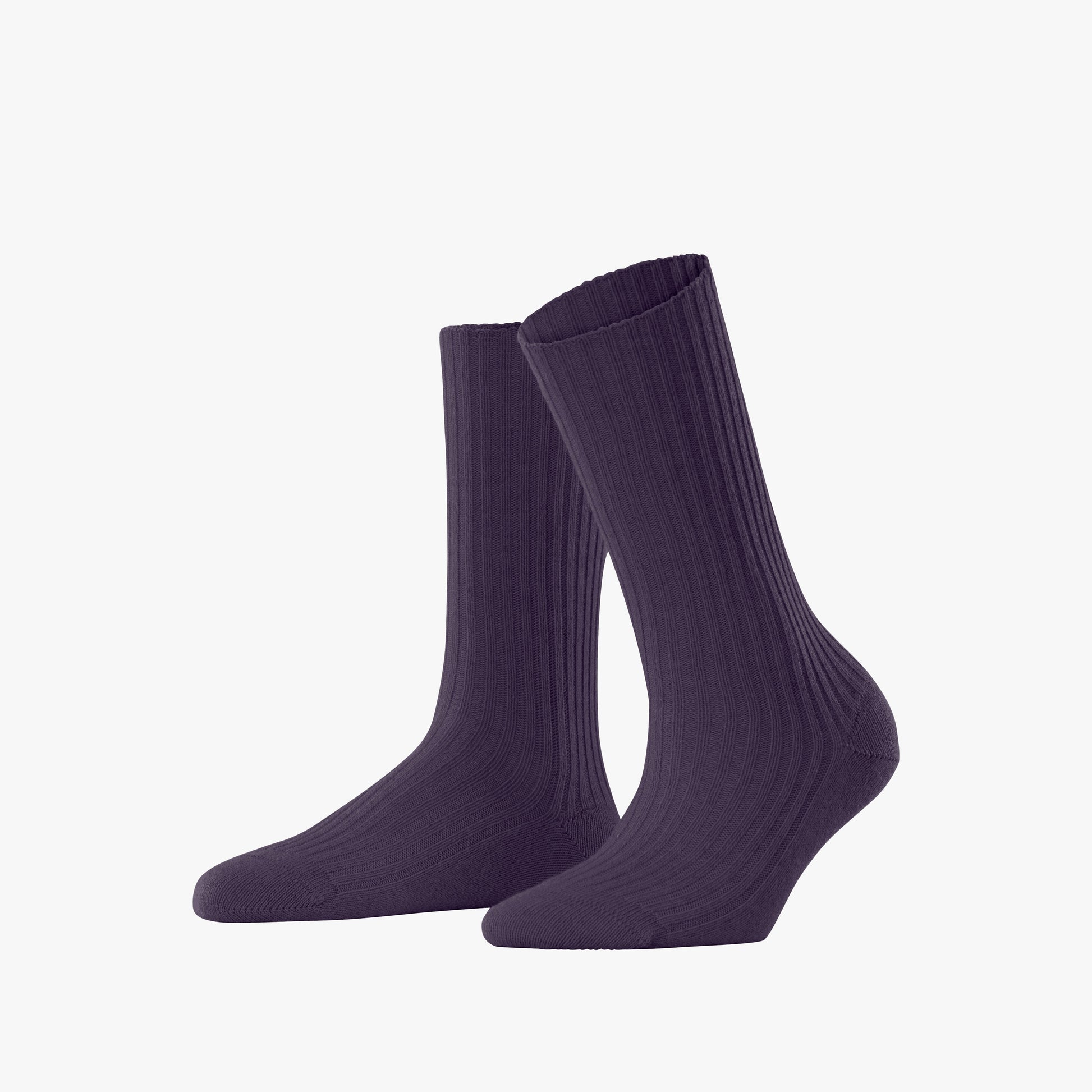 Falke Socks Cosy Wool Boot Women Sock - Wineberry