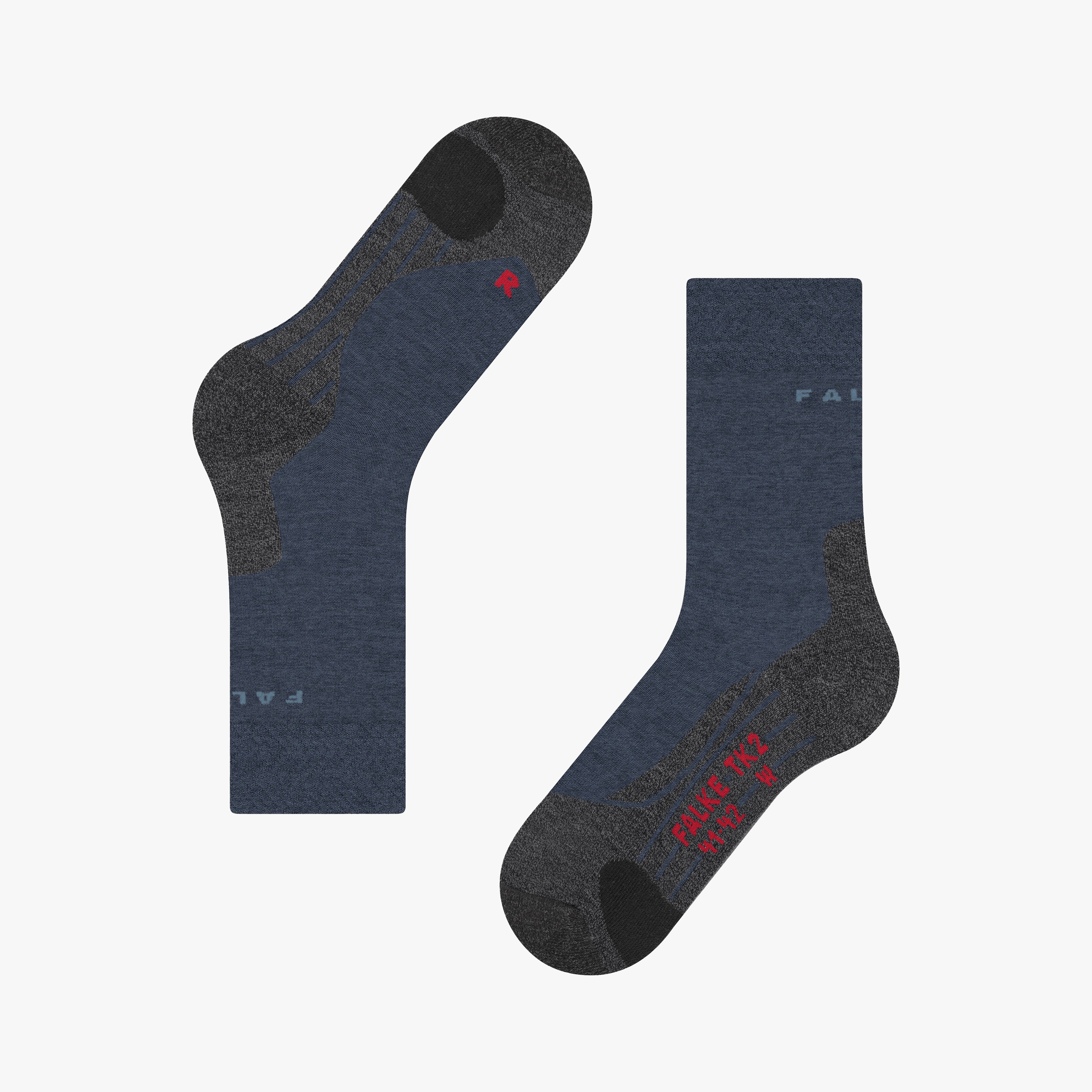 Falke Socks Dark Blue Melange / 39-41 TK2 Explore M-Trek Sock - Dark Blue Melange