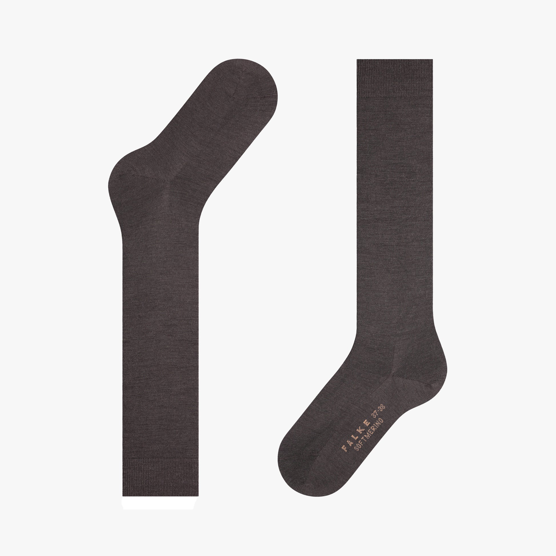 Falke Socks Dark Brown / 37-38 Softmerino Women Knee High Sock - Dark Brown