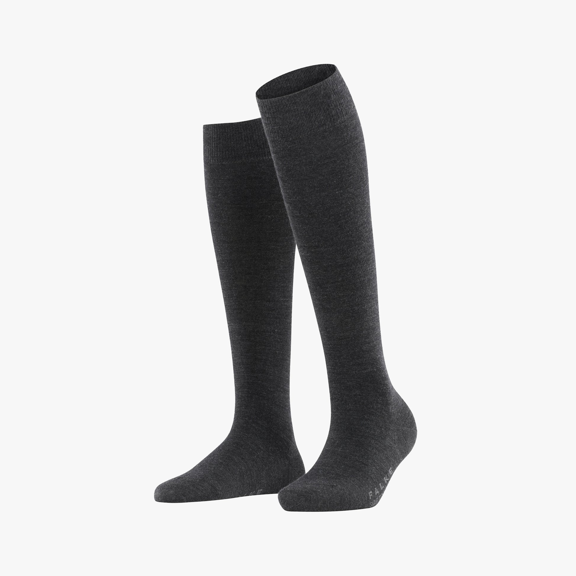 Falke Socks Softmerino Women Knee High - Anthracite Melange