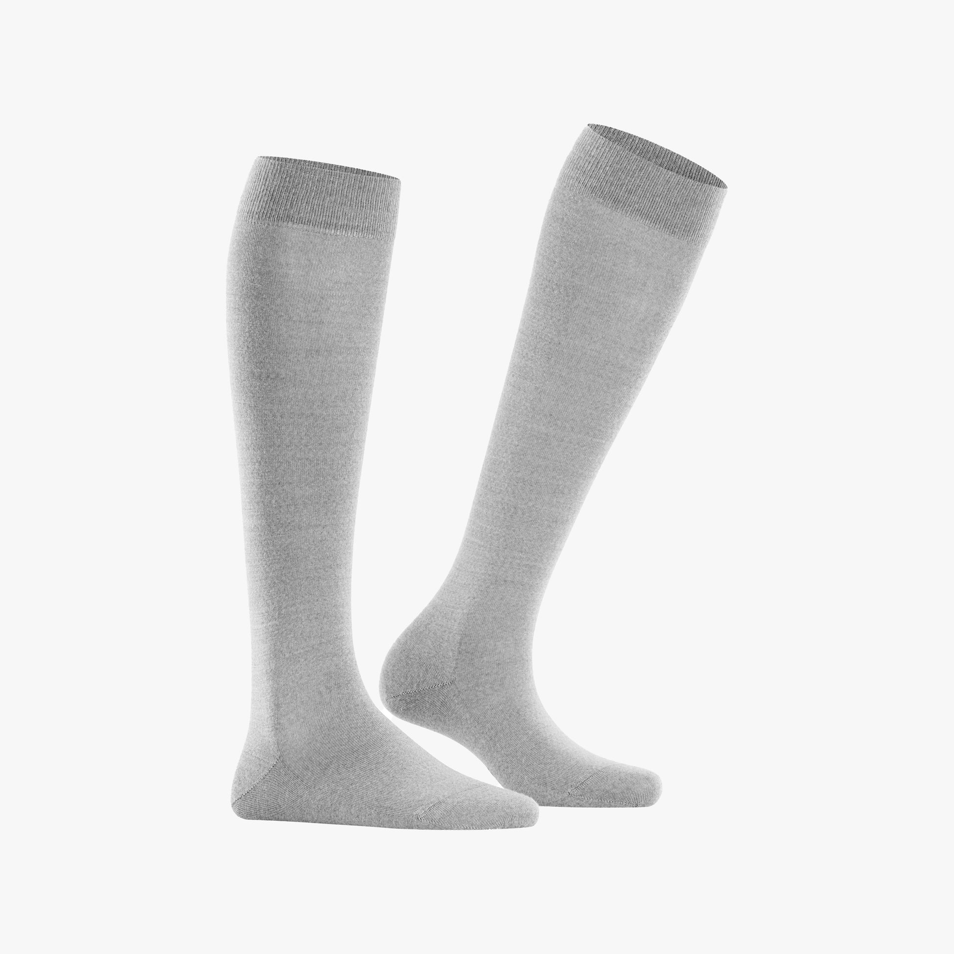 Falke Socks Softmerino Women Knee High - Lt Grey Mel