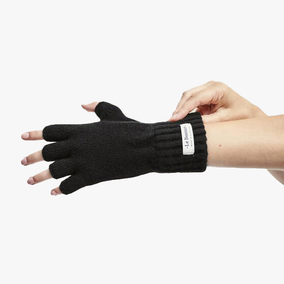 Fingerless Gloves, Onyx