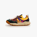 Flower Mountain U Sneakers U Iwano 2, Black/Cognac/Yellow