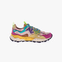 Flower Mountain W Sneakers W Yamano 3, Fuschia/Mustard