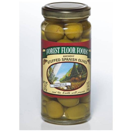 Forest Floor Foods Anchovy Stuffed Manzanilla Olives