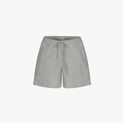 The Rohnisch Frankie Wind Shorts in light gray, made from lightweight polyamide with front patch pockets, are shown against a plain white background.