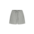 The gray Rohnisch Frankie Wind Shorts feature an elastic waistband with a drawstring, visible stitching, two front pockets, and a subtle logo. Constructed from durable polyamide fabric for comfort and style.