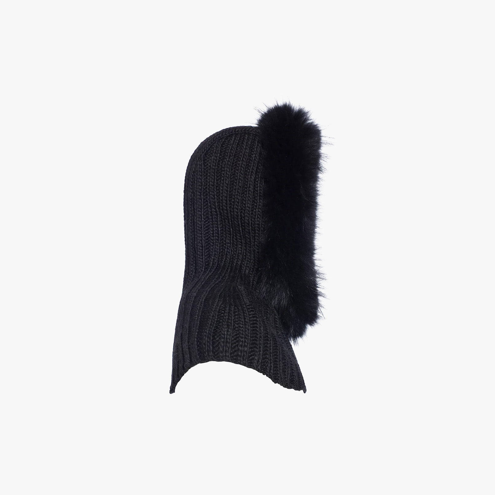 Goldbergh W Scarf Naomi Hooded Scarf Faux Border, Black