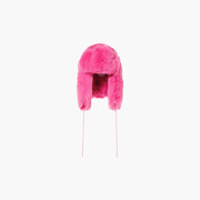 Goldbergh Winter Hat Cher Fluffy Aviator Hat, Passion Pink