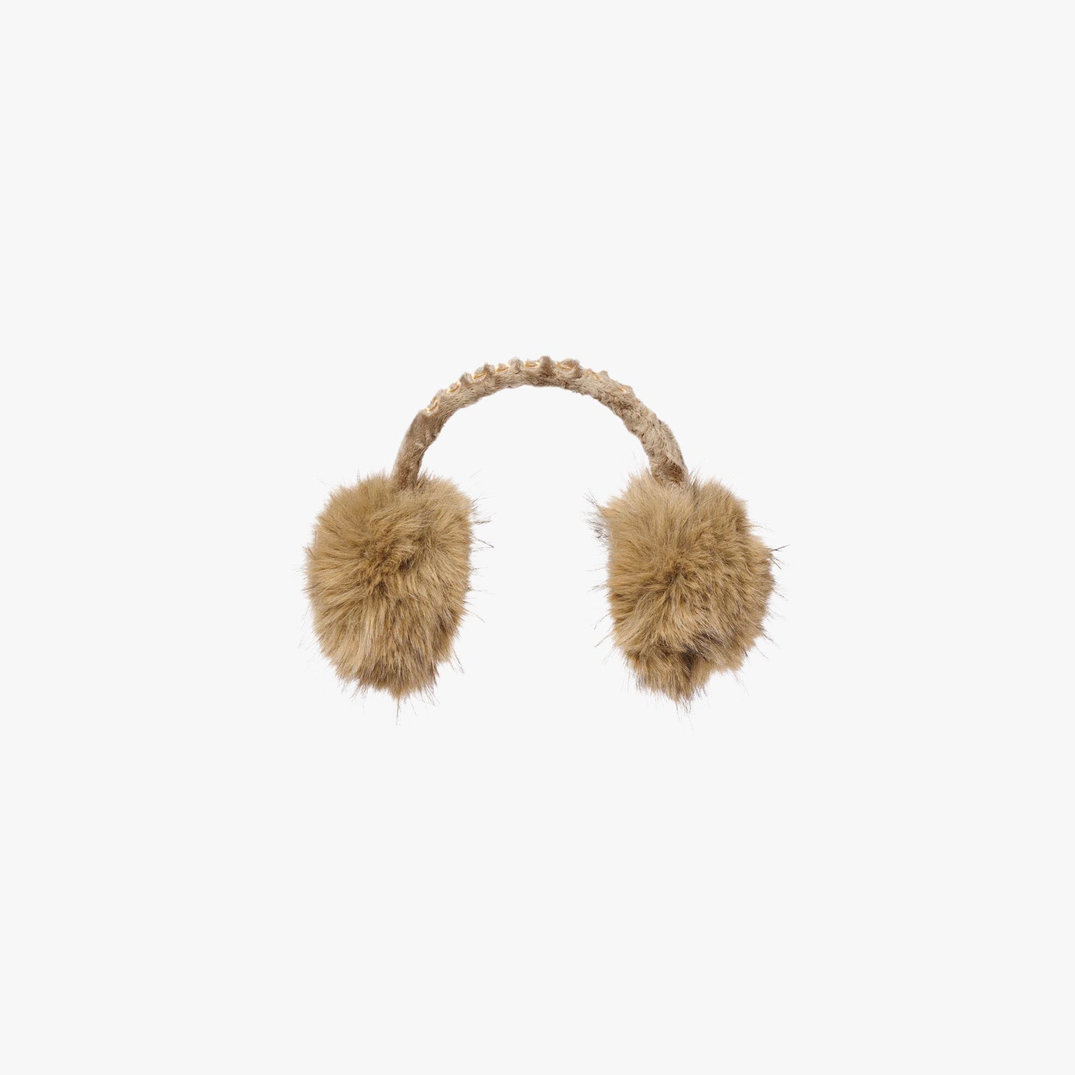 Goldbergh Winter Hat Fluffy Ear Warmers, Caramello