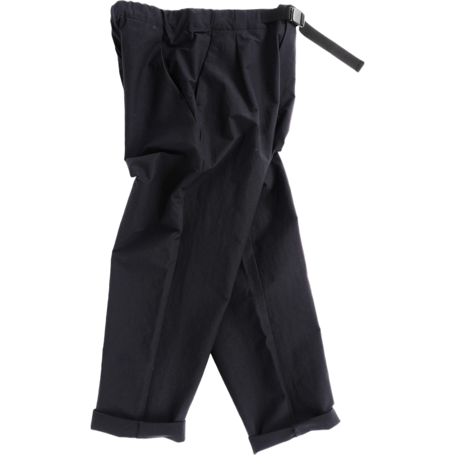 Goldwin M Active Pants One Tuck Tapered Ankle Pants, Dark Navy