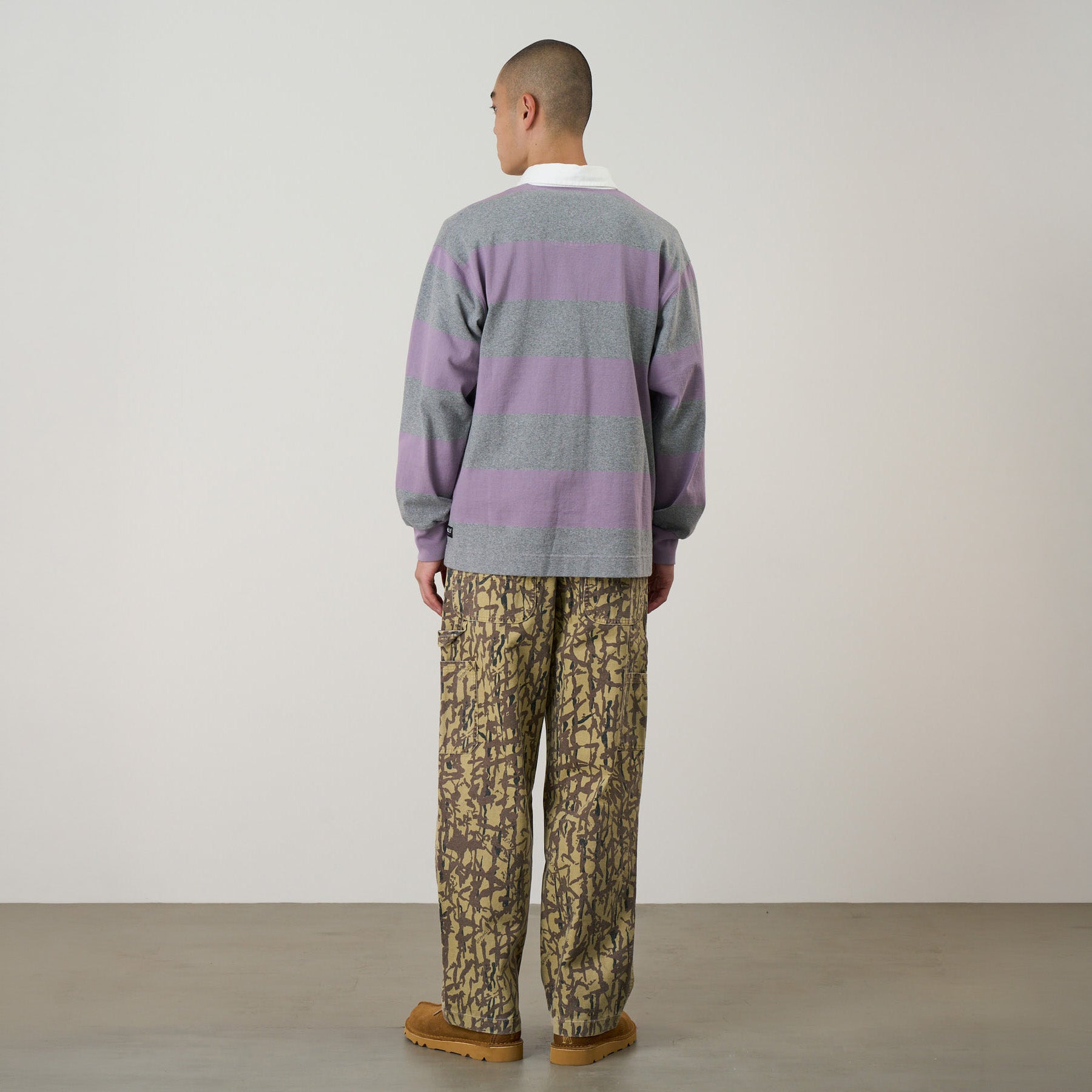 Gramicci Langdon Rugby Shirt - Heather/Purple