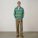 Gramicci Langdon Rugby Shirt - Olive/Blue