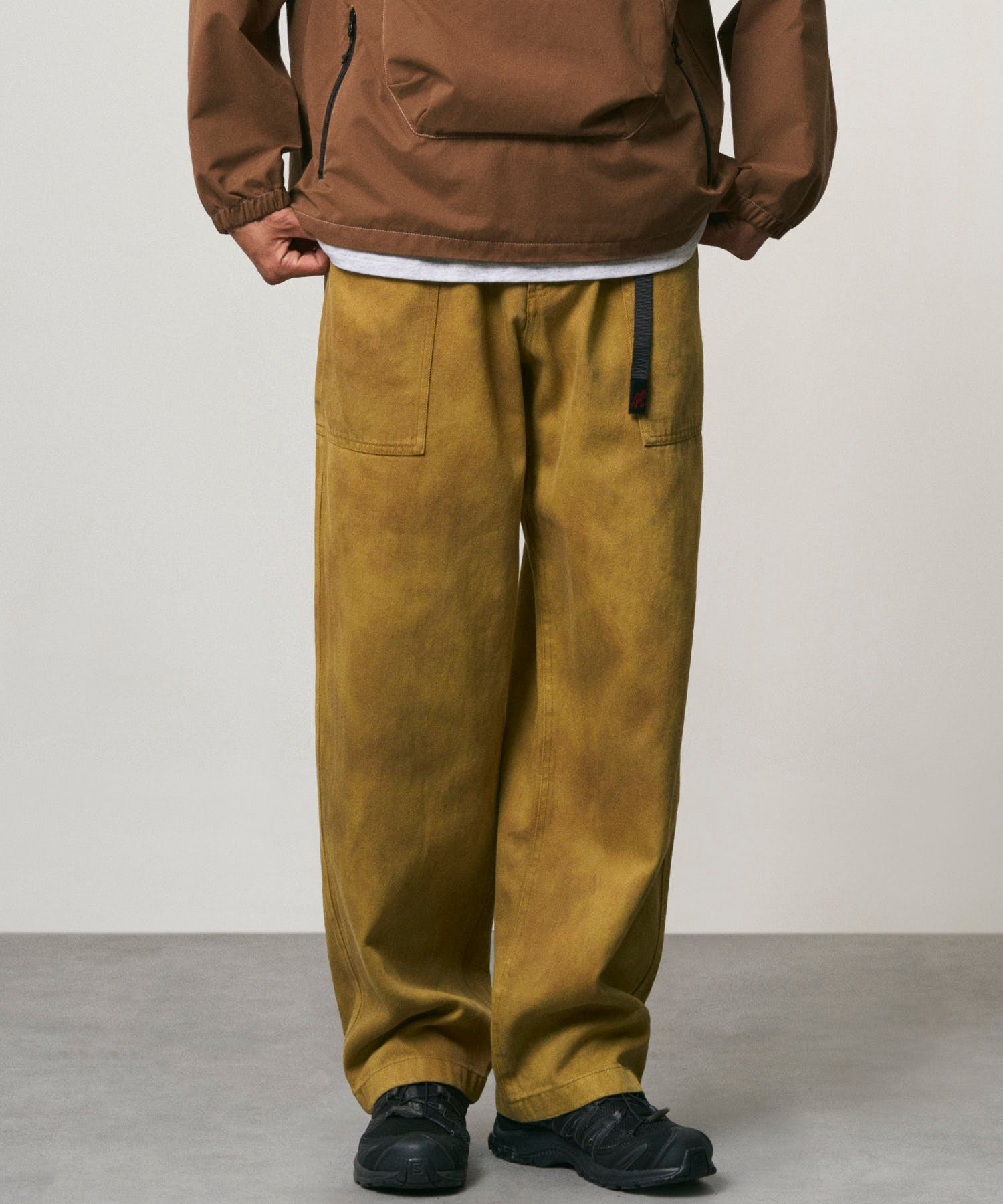 Gramicci Pants Hemp Relaxed Pant - Tie Dye Brown