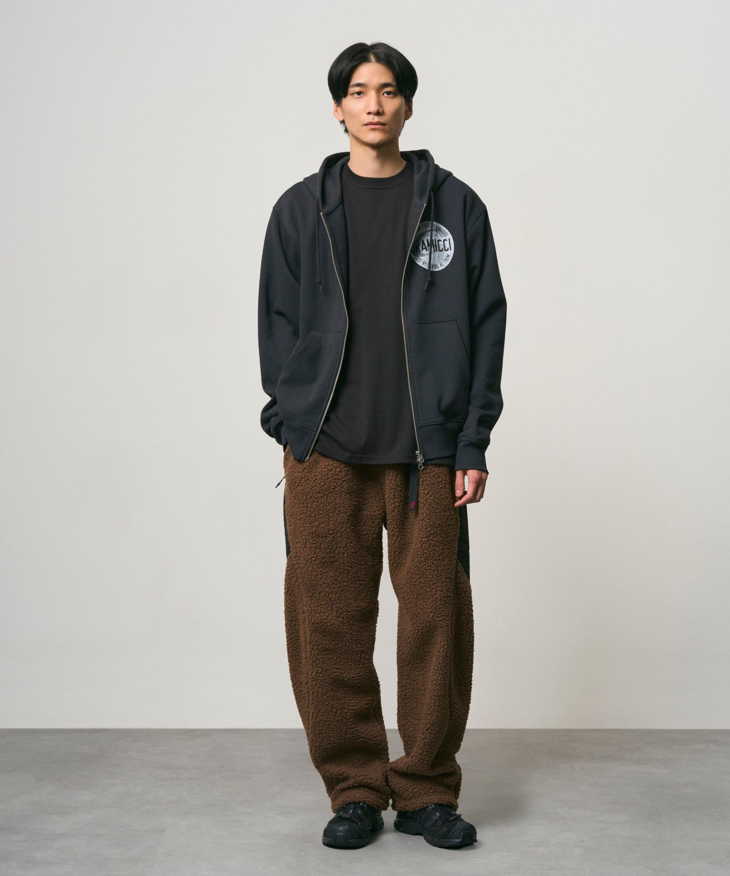 Gramicci Pants Reversible Sherpa Pant - Dark Brown
