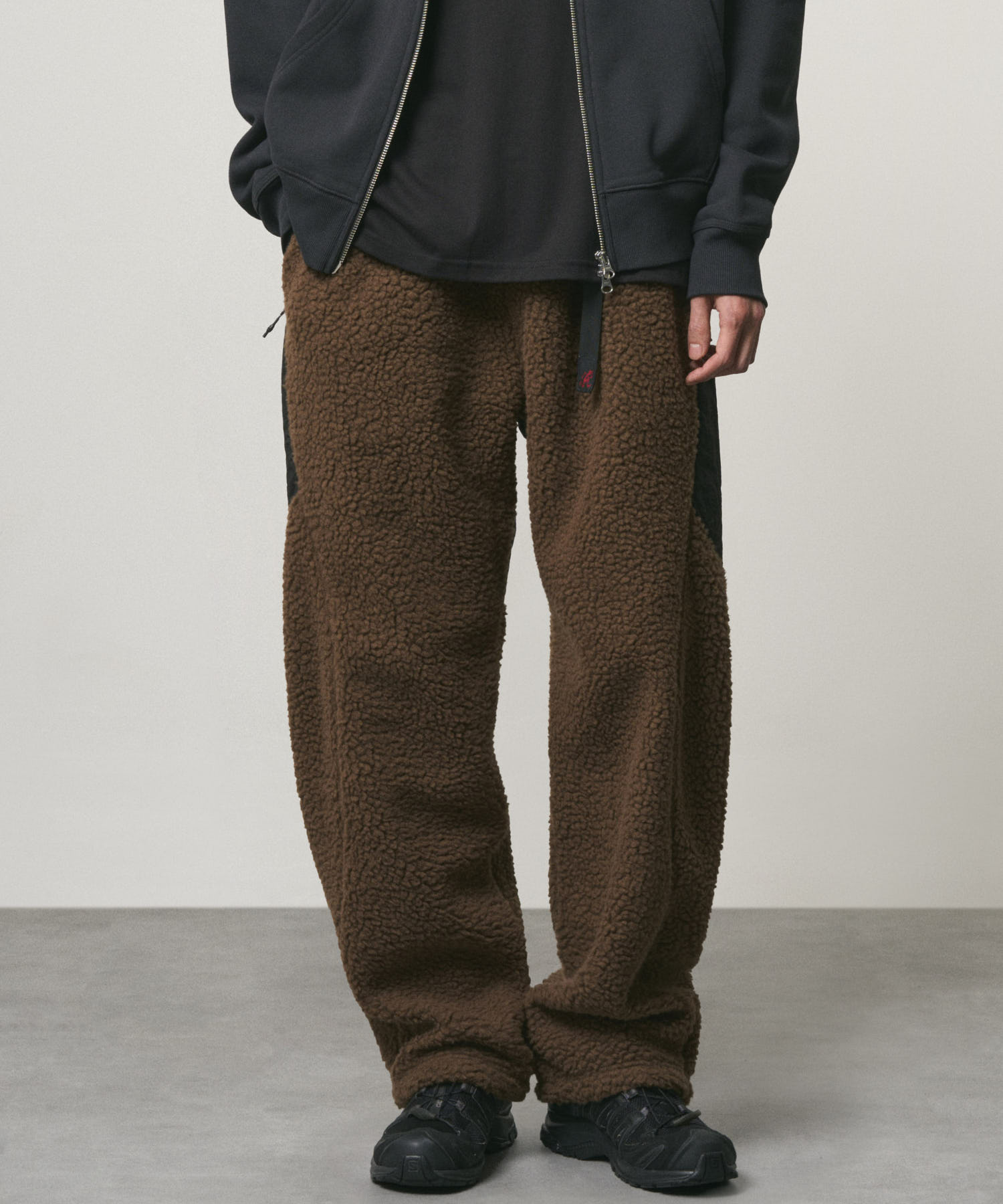 Gramicci Pants Reversible Sherpa Pant - Dark Brown