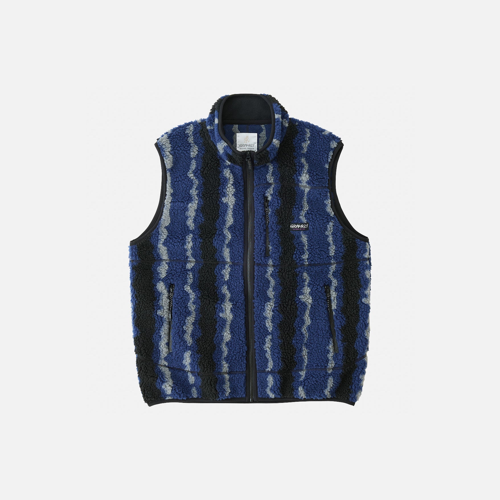 Gramicci U Vest NAVY RIPPLE / XS Ripple Sherpa Vest