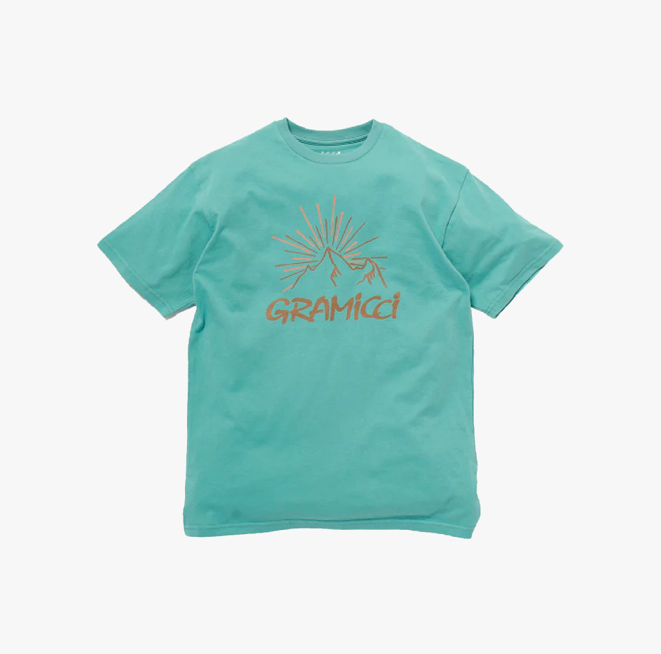 Gramicci W T-Shirts Mountain Tee, Mint