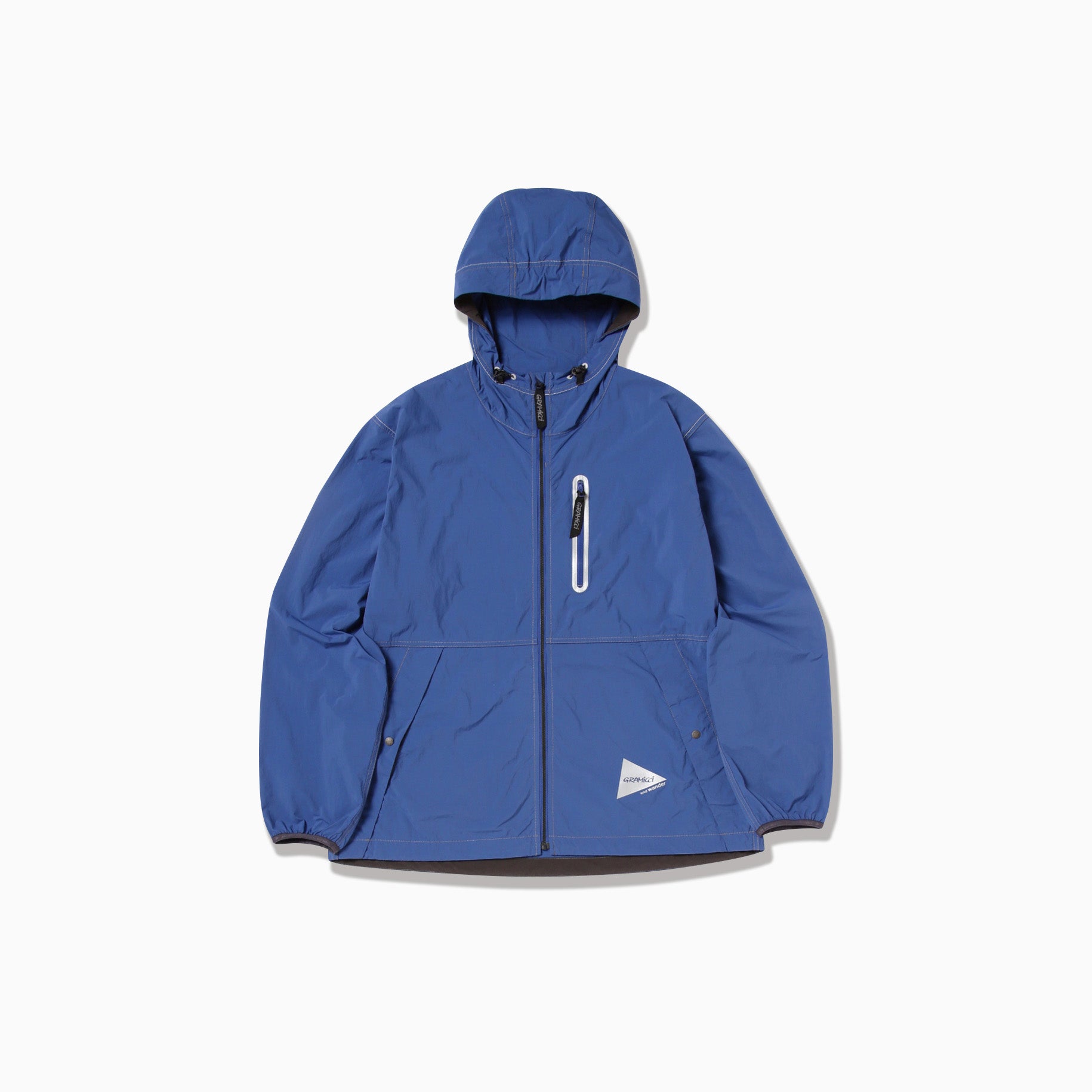 Gramicci x And Wander U Jacket Blue / S Brushed Nylon Jacket