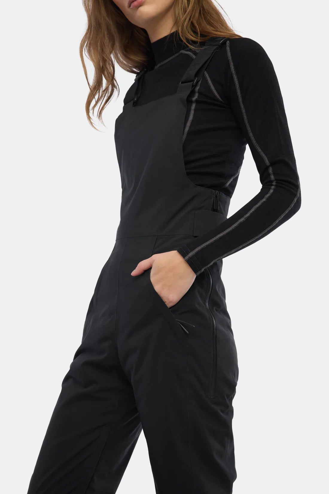 Halfdays Ski Pants Carson Bib Pant - Black