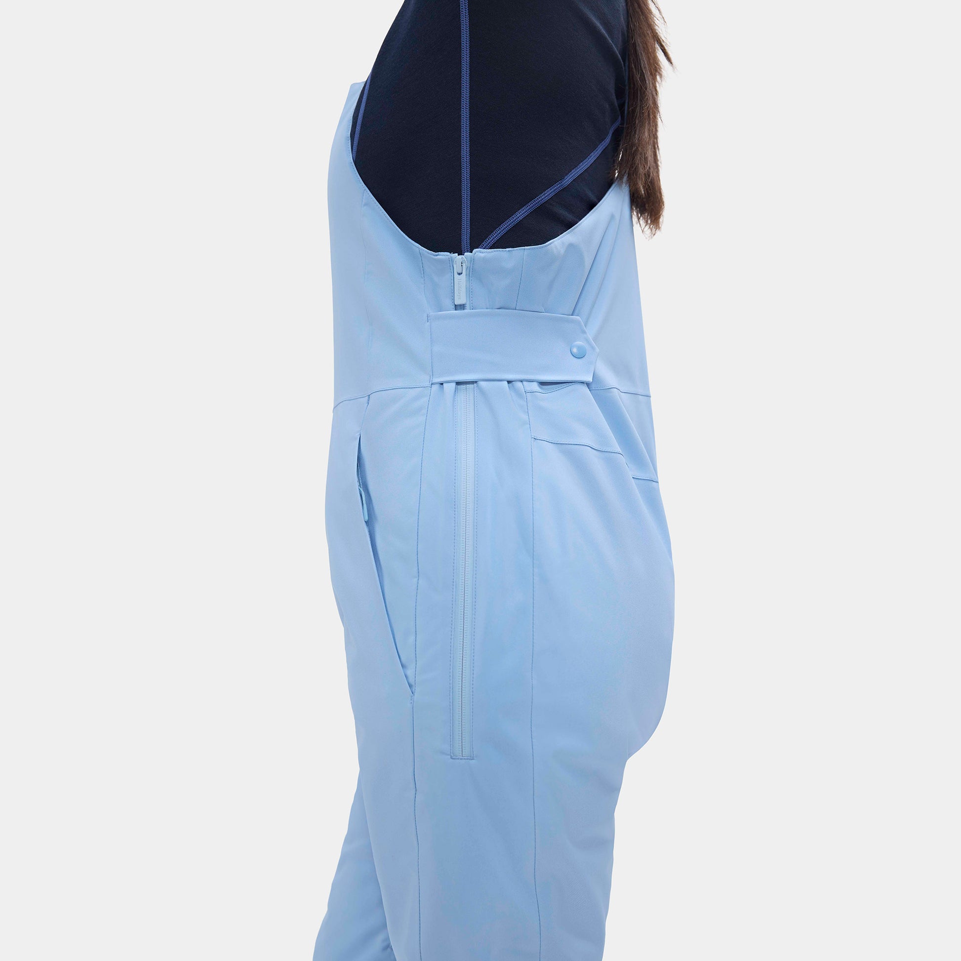 Halfdays Ski Pants Carson Bib Pant - Forget Me Not