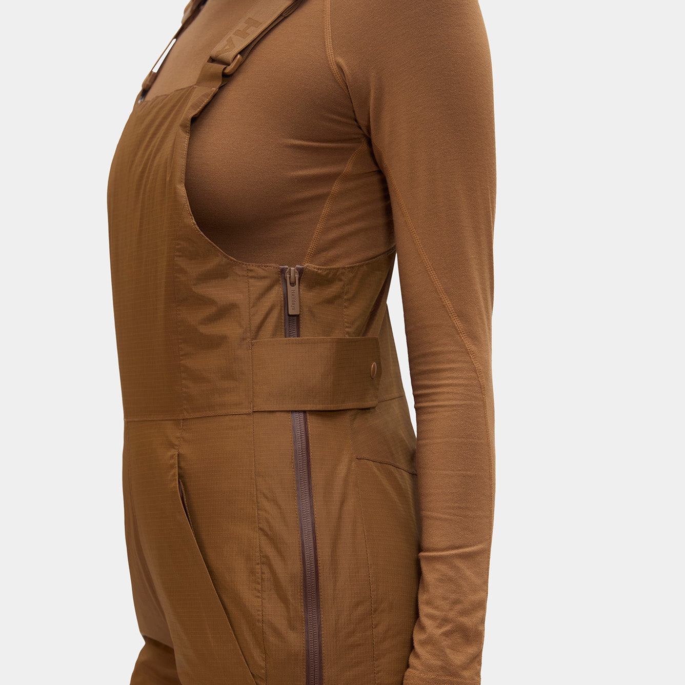 Halfdays Ski Pants Carson Bib Pant - Nuthatch