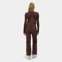 Halfdays Ski Pants Carson Bib Pant - Spiked Cocoa