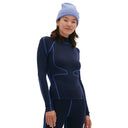 Halfdays W Base Layer Navy / XS Fay Merino Top