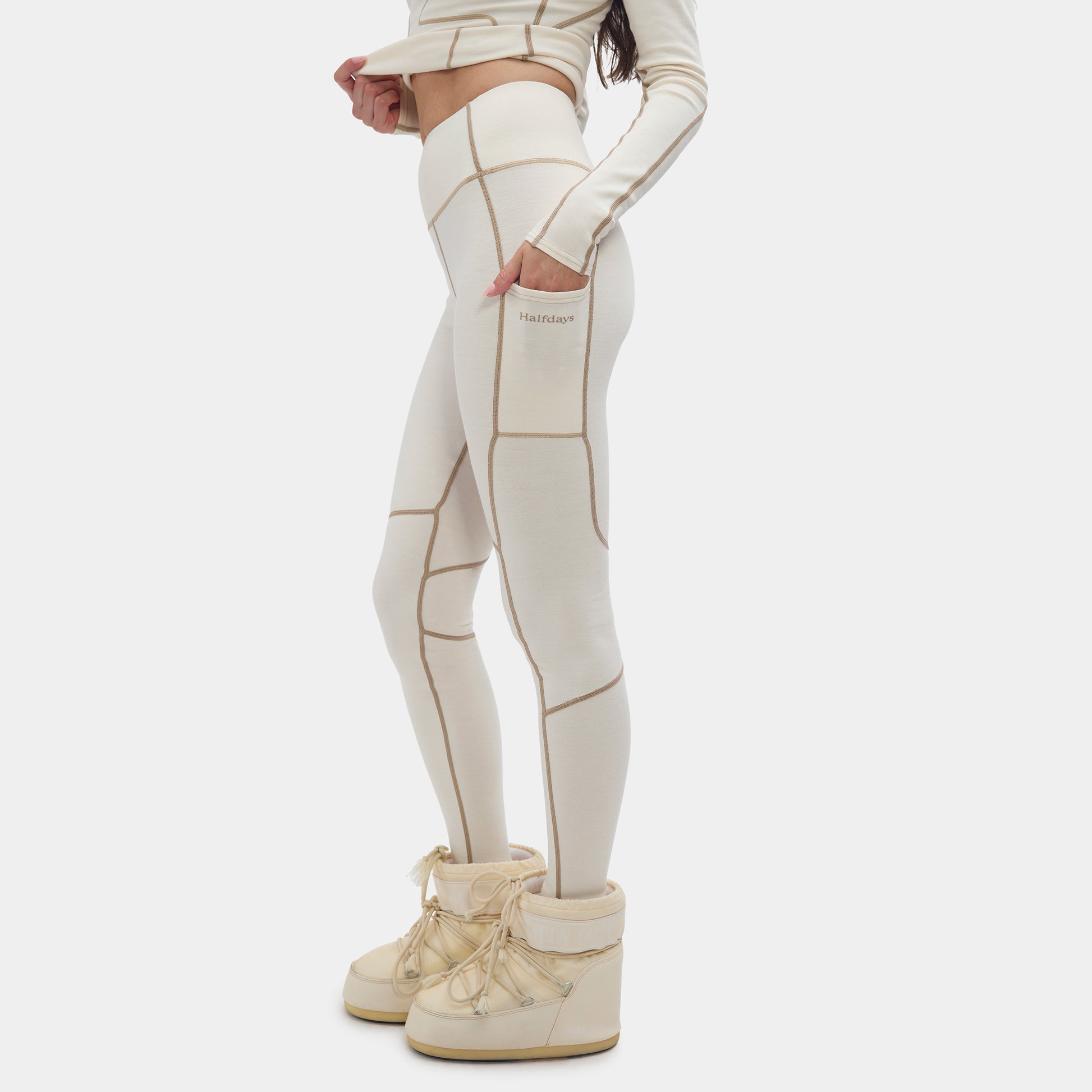 Halfdays W Leggings Haille Merino Legging