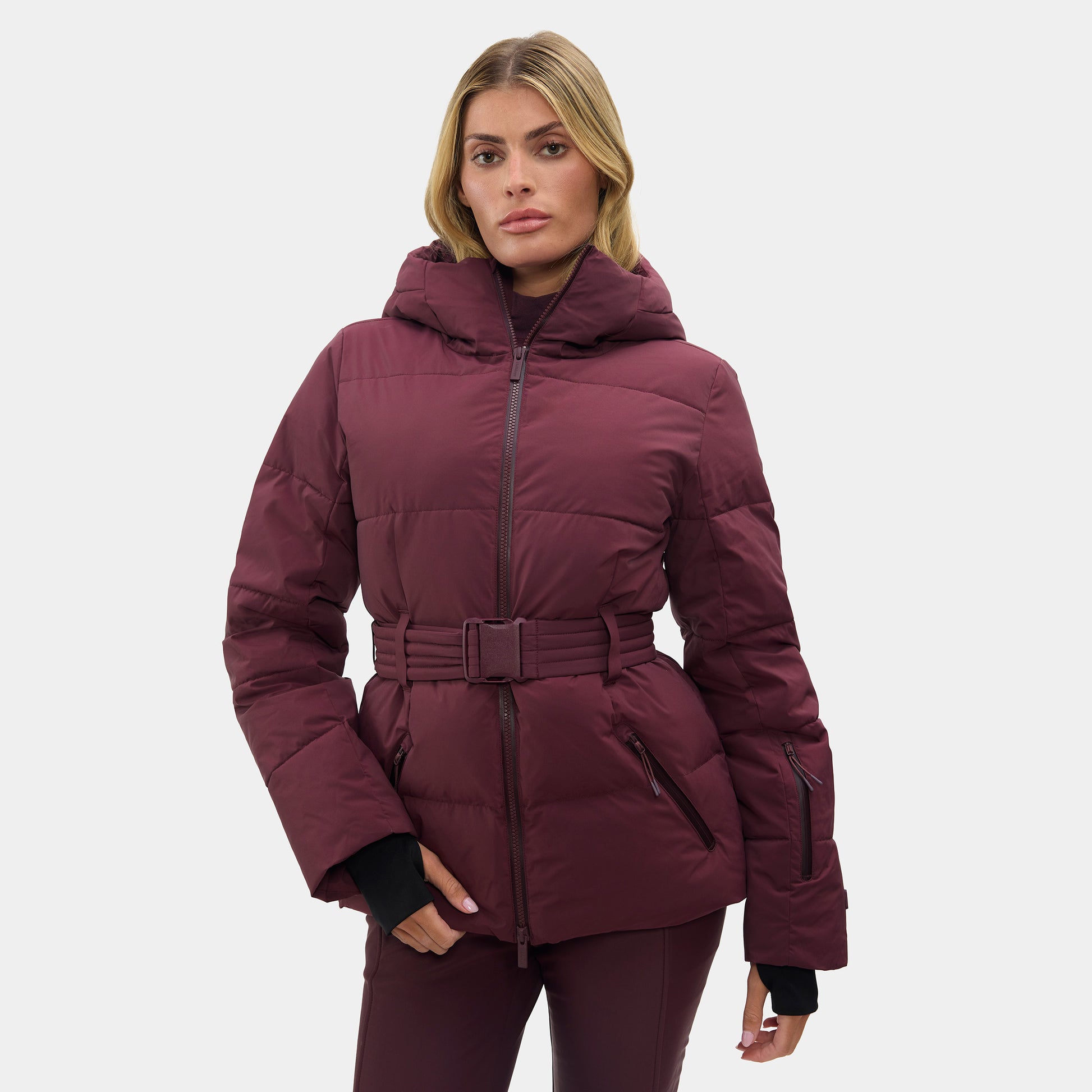 Halfdays W Ski Jacket Glazed Cherry / XS Hedy Puffer Jacket