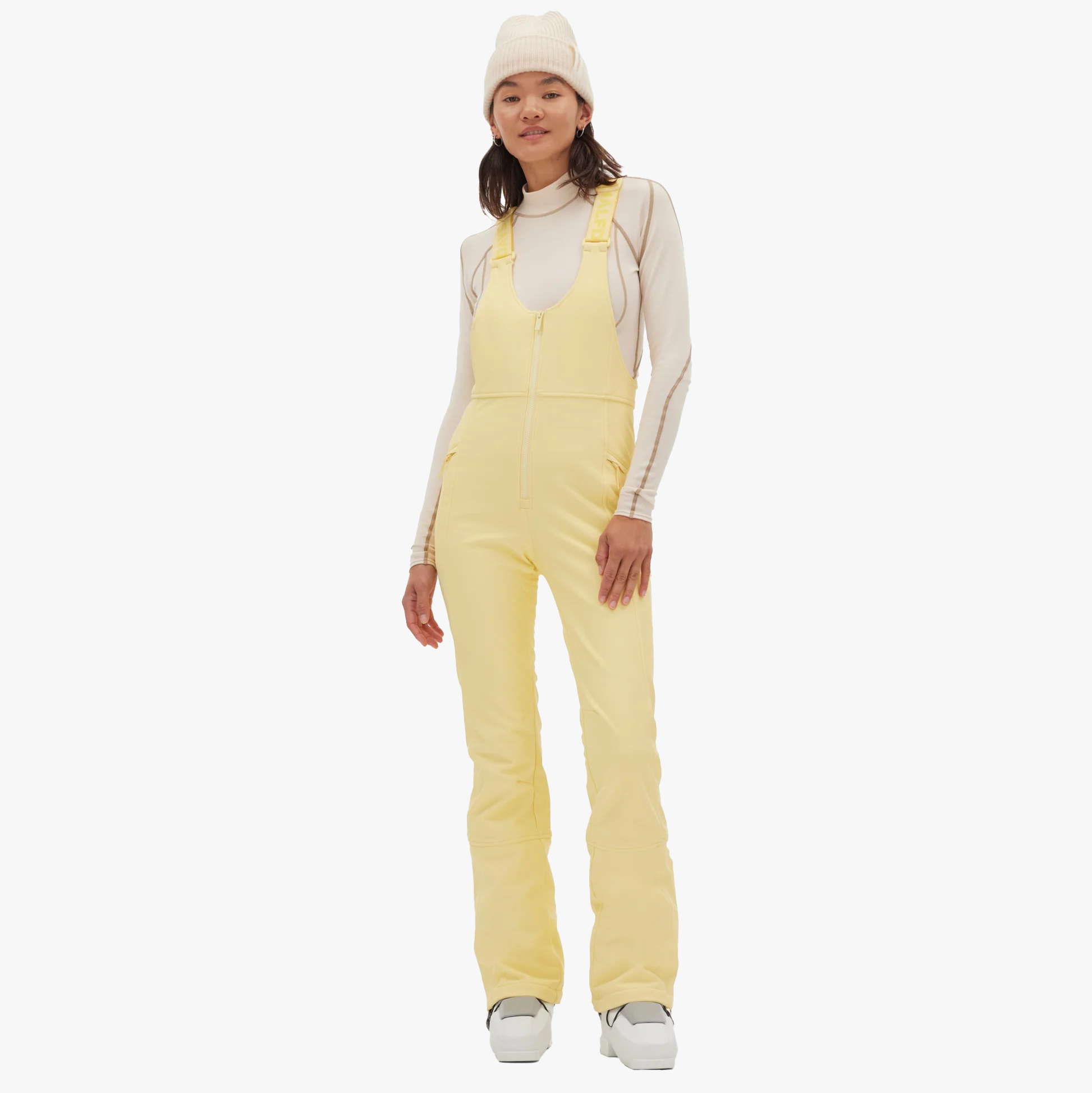 Halfdays W Ski Suit Butter / XS Isabel Soft Shell Bib Pant