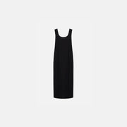 Harris Wharf Dress Maxi Slip Dress Rayon - Black